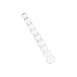 Glasdildo mit Kugelstruktur