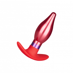 Edelstahl-Analplug mit Silikonbasis