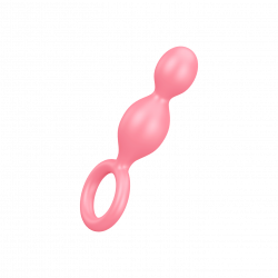 Analplug aus Silikon mit Kugeln