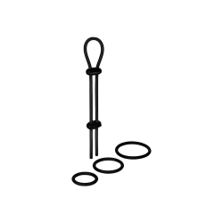 Penisring-Set aus Silikon, 4 Teile