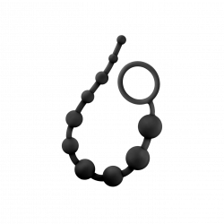 Platinum Anal Beads, 31,7 cm