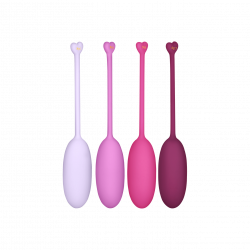 Liebeskugel-Set aus Silikon, 4 Teile