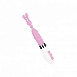 Hasenförmiger Silikonvibrator