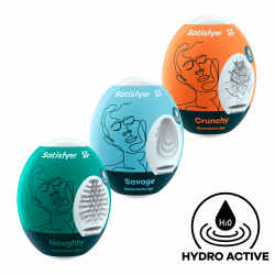 Satisfyer 'Masturbator Eggs' (Bunt)