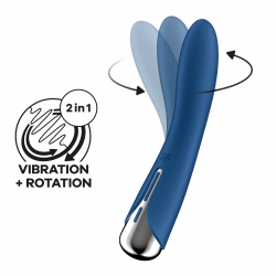 Satisfyer Spinning Vibe 1, 17,5cm (Blau)