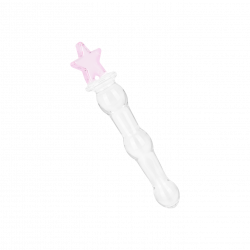 Glasdildo mit Sternchen