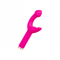 Rabbitvibrator aus Silikon, 18,7cm