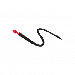 Silikon-Analplug mit Teufelsschwanz, 1,90m