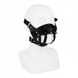 Fetisch-Maske mit Spitznieten