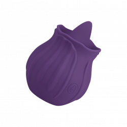 Knospenförmiger Auflegevibrator mit Zunge, 7,6 cm