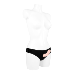 Strap - On - Panty mit Doppel - Vibrator, Größe S, 23 cm