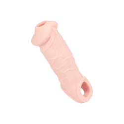 Geaderte Penishülle, 15 cm