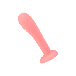 Analdildo mit herzförmigem Saugfuß, 13 cm