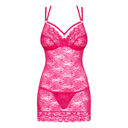 Sexy Nachthemd und String in pink