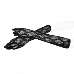 Lange Spitzen-Handschuhe