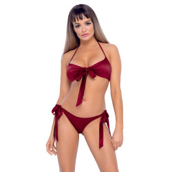 Sexy Dessous Set mit dekorativen Bindeschleifen (S/M)