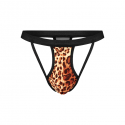 Aufregender Tanga in Riemen-Optik