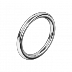 Nahtloser Eisen-Penisring, 4,5cm