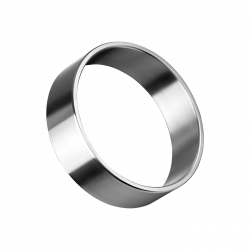 Sehr breiter Edelstahl-Penisring, 4,5cm