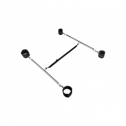 Double Spreader Bar with Soft Cuffs, 4 teilig