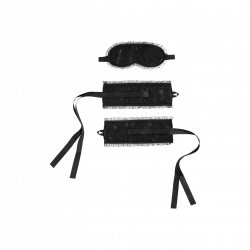Fesselset mit Augenmaske, 3 Teile