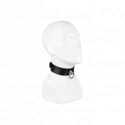 Halsband mit großem Ring, S/M