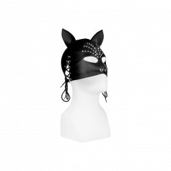 Ledermaske mit Ohren