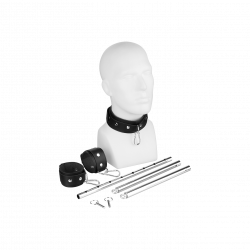Hals- und Handfessel mit Stange, 7 Teile
