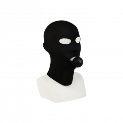 Kopfmaske mit integriertem Mundknebel
