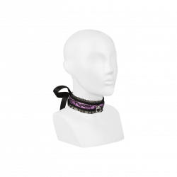 Satin Look collar
