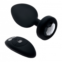 Vibrating Jewel Plug - XXL, 12,2cm
