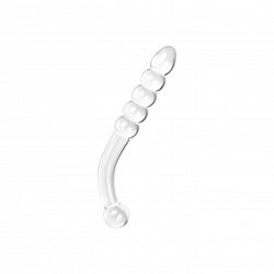 Gebogener Glasdildo