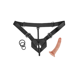 Strap-On Harness, 20cm, 7 Teile