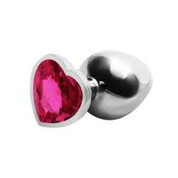 Heart Butt Plug Medium, 8cm