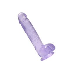 Crystal Clear - Dildo with Balls, 17cm
