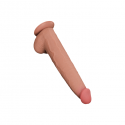 Sliding Skin Dildo, 34 cm