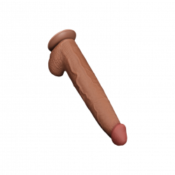 Sliding Skin Dildo, 34cm