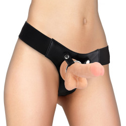 Realistic Strap-On Dildo, 15 cm