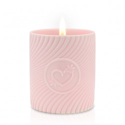 Highonlove - Pinke Massage Kerze Litschi Martini