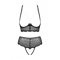 Dessous-Set mit Perlenketten "Pearlove"