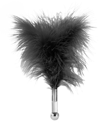 Deluxe Lumunu Federkitzler "Streichelfreund" (schwarz)